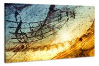 Schilderij - Muziek in Abstractie, Wanddecoratie, Premium print - thumbnail