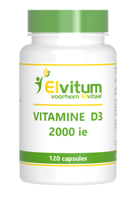 Elvitum Vitamine D3 2000IE Capsules