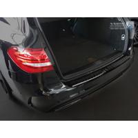 Zwart RVS Bumper beschermer passend voor Mercedes C-Klasse W205 Kombi 2014- 'RIbs' AV245117 - thumbnail