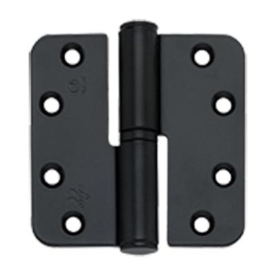 BSW kogelstiftpaumelle - RD BB 807 BV - BlackVelvet - 89x89x3 mm - draairichting 2 - zwart