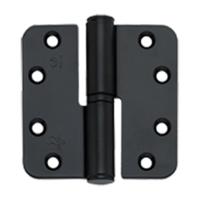 BSW kogelstiftpaumelle - RD BB 807 BV - BlackVelvet - 89x89x3 mm - draairichting 2 - zwart - thumbnail