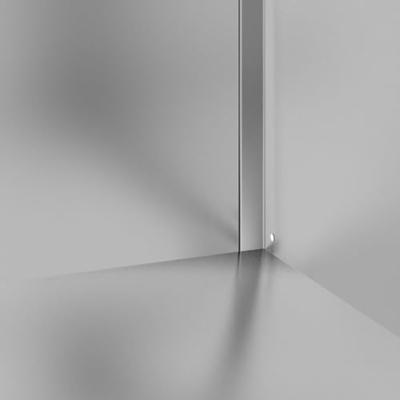 VidaXL Werktafel met kast commercieel 60x60x96 cm roestvrij staal