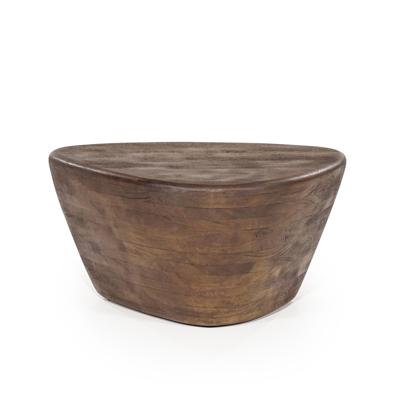 Eleonora Salontafel 'Mila' Organisch, Mangohout, 70 x 53cm, kleur Bruin Eleonora Salontafel 'Mila' Organisch, Mangohout, 70 x 53cm, kleur Bruin