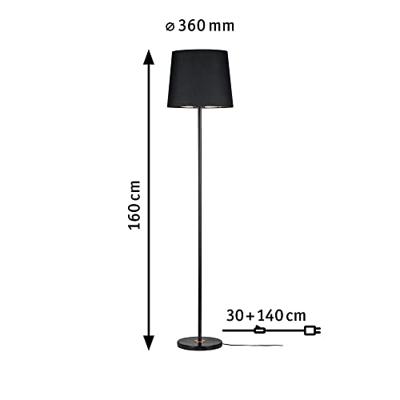 Paulmann Neordic Enja 79612 Staande lamp LED E27 20 W Zwart, Koper Paulmann Neordic Enja 79612 Staande lamp LED E27 20 W Zwart, Koper