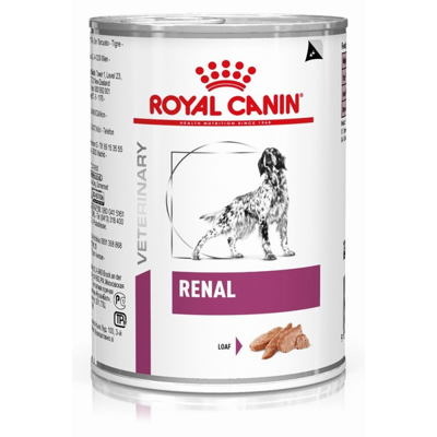 Royal Canin Veterinary Renal natvoer hond (paté) 4 trays (48 x 410 g)