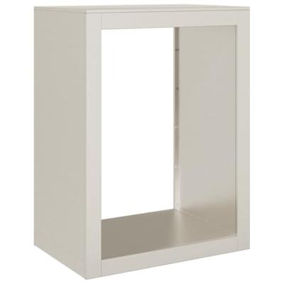 VidaXL Brandhoutrek 60x40x80 cm weervast staal