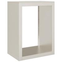 VidaXL Brandhoutrek 60x40x80 cm weervast staal - thumbnail