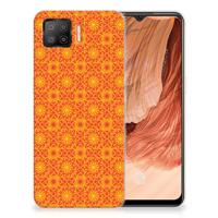 OPPO A73 4G | TPU bumper | Batik Oranje - thumbnail