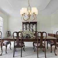 Searchlight Klassieke hanglampAlberto 5-lichts antiek brons - 1605-5AB - thumbnail