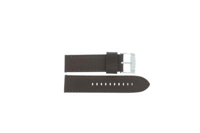Horlogeband Fossil BQ1712 Leder Bruin 24mm