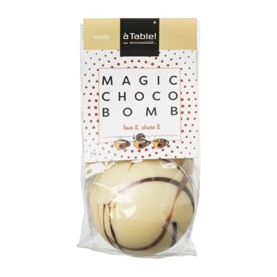 Magic chocobom - chocolade wit - 45 gram Magic chocobom - chocolade wit - 45 gram