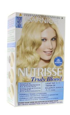 Garnier Nutrisse Ultra Blonde Permanente Haarverf 100 Extra Licht Blond