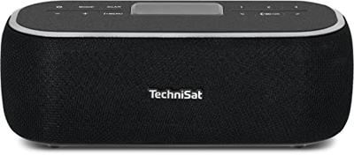 TechniSat DIGITRADIO BT 1 Radio DAB+, VHF (FM) AUX, Bluetooth Handsfreefunctie, Incl. microfoon, Wekfunctie, Oplaadbaar Zwart - thumbnail