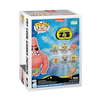 Spongebob Squarepants Funko Pop Vinyl: Fry Cook Games Patrick