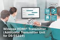 Digitus DS-55320 Draadloze HDMI-zender 50 m 5 GHz 1920 x 1080 Pixel - thumbnail