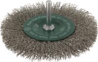 Rotec Stiftborstel sch.6mm Ø100x0,30 mm x 12 mm gegolfd RVS draad - 7980350 - 798.0350 - thumbnail