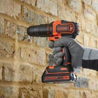 Schroevendraaier Black & Decker BDCHD18KB - thumbnail