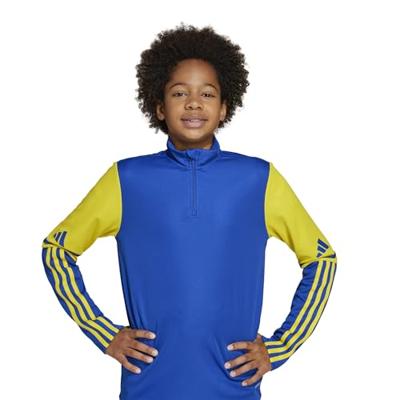 adidas Squadra 25 Trainingstrui 1/4-Zip Kids Blauw Geel