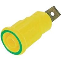 Stäubli SEB4-F6,3 Veiligheids-labconnector, female Bus, inbouw Groen, Geel 1 stuk(s) - thumbnail