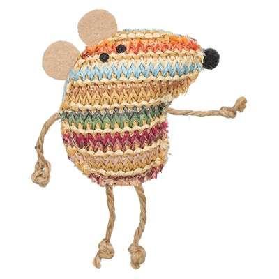 TRIXIE MUIS KATTENKRUID / CATNIP GEMELEERDE KLEUREN