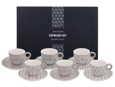 Platina Espresso Set Nippon Tokyo Design Studio - 18-delig