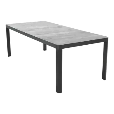 Tuintafel buiten Castilla 2.0 Negro 220x100cm Lesli Living