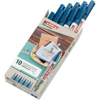 Viltstift edding 25 EcoLine rond 1mm blauw | 10 stuks - thumbnail