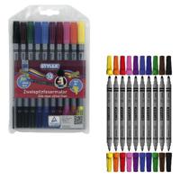 Toppoint Duo Viltstiften 10stuks - thumbnail