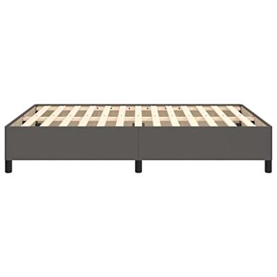 Bedframe kunstleer grijs 140x200 cm Bedframe kunstleer grijs 140x200 cm
