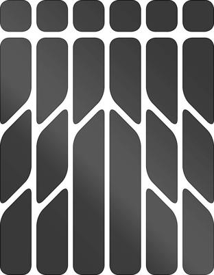 rie:sel design Reflex Decals Set 're:flex' black