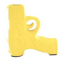Housevitamin vaas mat neon geel 12 cm | 6 stuks - thumbnail