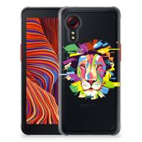 Samsung Galaxy Xcover 5 Telefoonhoesje met Naam Lion Color - thumbnail