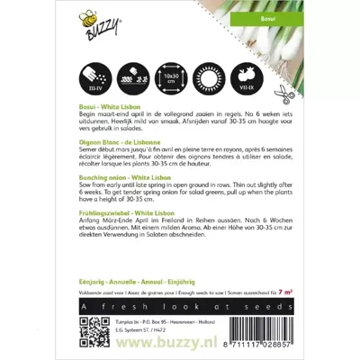 Zaden Bosui White Lisbon Buzzy - Buzzy