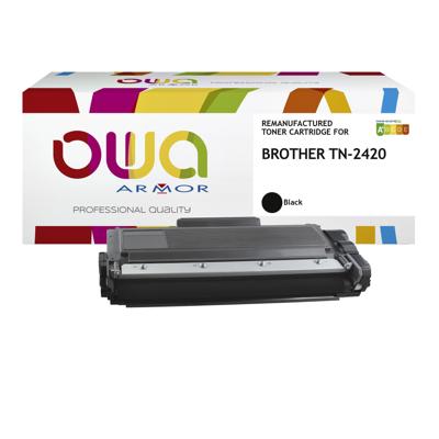 Toner OWA alternatief tbv Brother TN-2420BK zwart