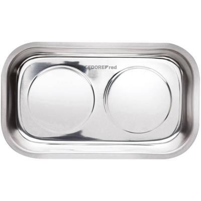 Gedore RED 3301547 Roestvrijstalen magneetschaal 2x magneet 240 x 140 mm Magneetschaal