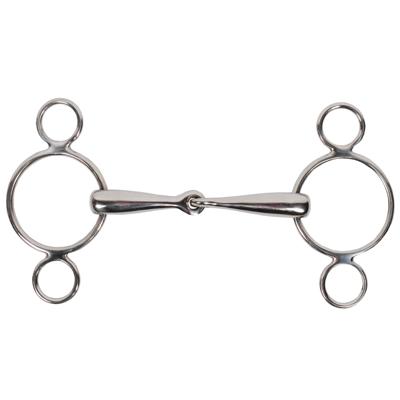 Pagony Pessoa bit 3 rings 18mm zilver maat:12,5