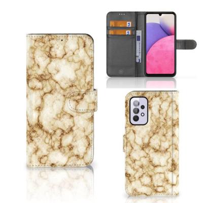 Samsung Galaxy A33 5G | Bookcase | Marmer Goud