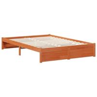 Bedframe met lade met opslag 3 pcs Wasbruin Massief Vurenhout - thumbnail