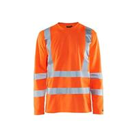 Blåkläder UV-T-Shirt High-Vis lange mouw UPF 40+ UV 33811070 | High-Vis Oranje | Maat 4XL - 7330509369173 - thumbnail