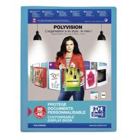 Showalbum Oxford Polyvision A4 40-tassen PP blauw | 12 stuks - thumbnail