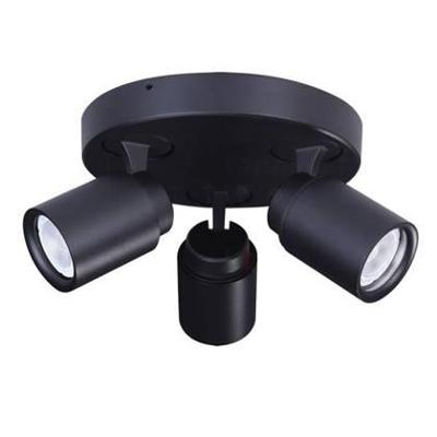 Freelight Spot Razza 3 lichts Ø 21 cm GU10 zwart