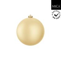 Mica Decorations Kerstbal Onbreekbaar 15 cm Mat Goud - thumbnail