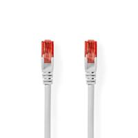Nedis CAT6 Netwerkkabel | RJ45 Male | RJ45 Male | U/UTP | 0.50 m | Rond | PVC | Wit | Label - CCGL85200WT05 - thumbnail