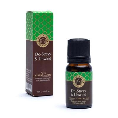 Song of India Etherische Olie Mix "De-Stress & Unwind" - 10ml Song of India Etherische Olie Mix "De-Stress & Unwind" - 10ml
