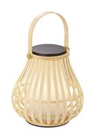 Tafellamp op zonne energie Hout Leo buiten - thumbnail