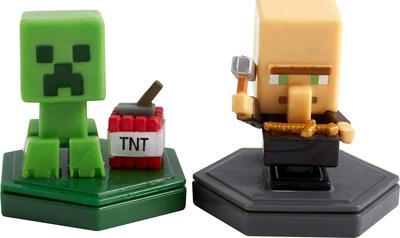Minecraft Earth Boost Mini Figures 2-Pack - Villager & Creeper Minecraft Earth Boost Mini Figures 2-Pack - Villager & Creeper