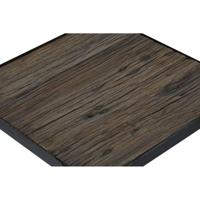 Set van 2 tafels Home ESPRIT Zwart Natuurlijk 38 x 38 x 75 cm - thumbnail