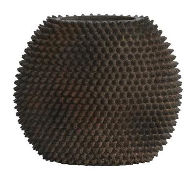 Light & Living Vaas 'Caldras' 27cm, kleur Bruin