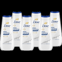 Dove Advanced Care Verzorgende Douchegel Deeply Nourishing 6 x 400 ml bij Jumbo - thumbnail