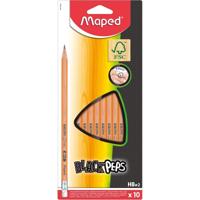Maped Black&apos;Peps potlood HB, met gum, kartonnen ophangetui met 10 stuks - thumbnail